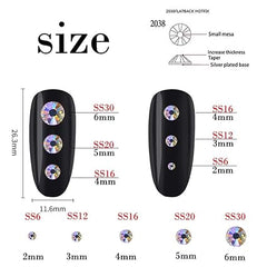 1000 Pieces SS20 5mm Flatback Rhinestones Clear Glass Round Gems Crystals for Nail Art DIY Crafts Clothes Shoes Bags （Dark Purple）