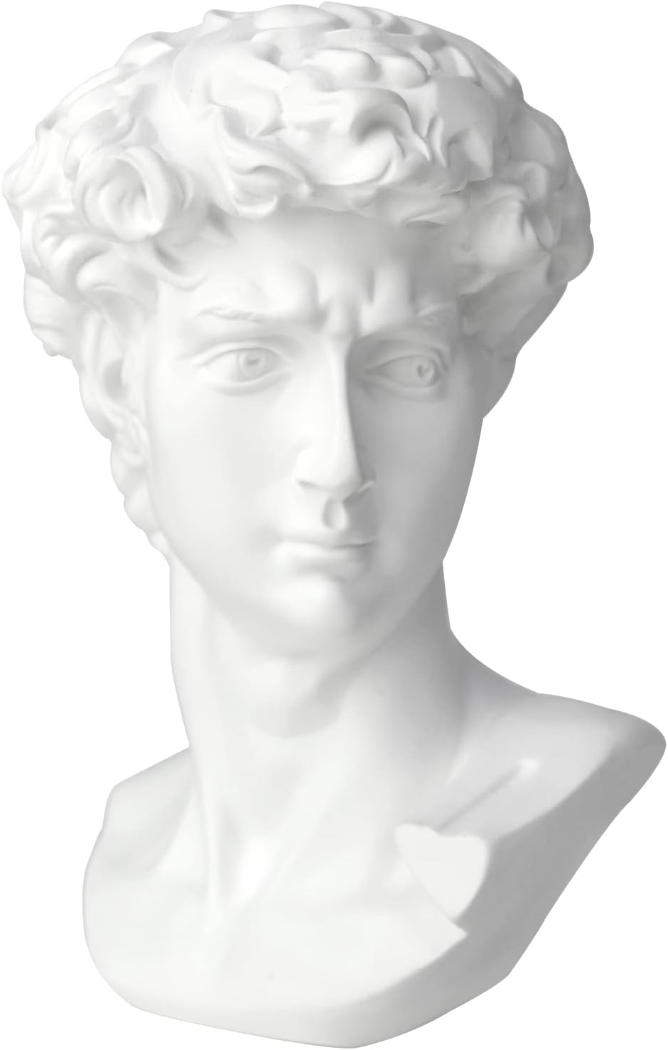 11in Greek Statue of David, Classic Roman Bust Greek Mythology Sculpture for Home Decor