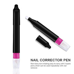 NMKL38 5Pcs Gel Nail Polish Corrector Pen Nail Edge Cleaning Pen Makeup Remover