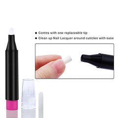 NMKL38 5Pcs Gel Nail Polish Corrector Pen Nail Edge Cleaning Pen Makeup Remover