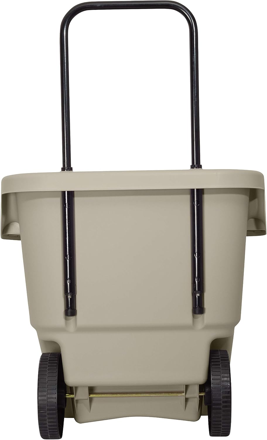 Resin 15.5 Gallon Multi-Purpose Cart with Wheels, Brown,Taupe