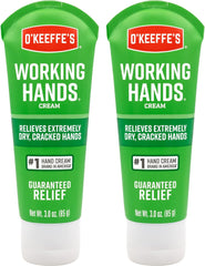 O'Keeffe's Working Hands Handcreme, lindert und repariert extrem trockene Hände, 3-Unzen-Tube, (2er-Pack) 