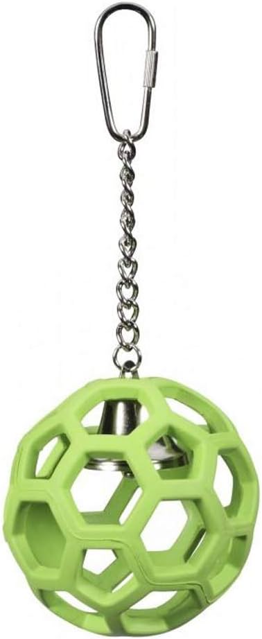 JW Pet Company Activitoys Hol-ee Roller Parrot Toy, 4 Inch Diameter (Colors Vary )