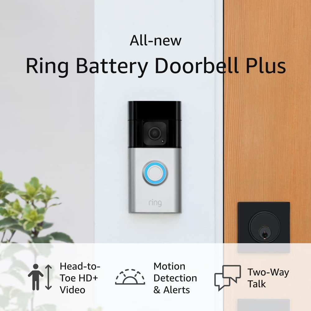 Ring Stick Up Cam Battery | Weather-Resistant Outdoor Camera, Live View, Color Night Vision, Two-way Talk, Motion alerts, Works with Alexa | White