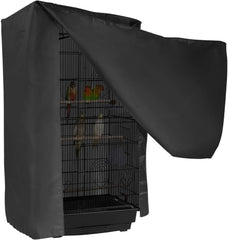 Downtown Pet Supply - Universal Bird Cage Cover - Bird Cage Accessories - Breathable & Machine Washable Fabric, Blocks Light - Small Bird Cage Cover w/2 Top Handles - 33 x 22.5 x 55 in