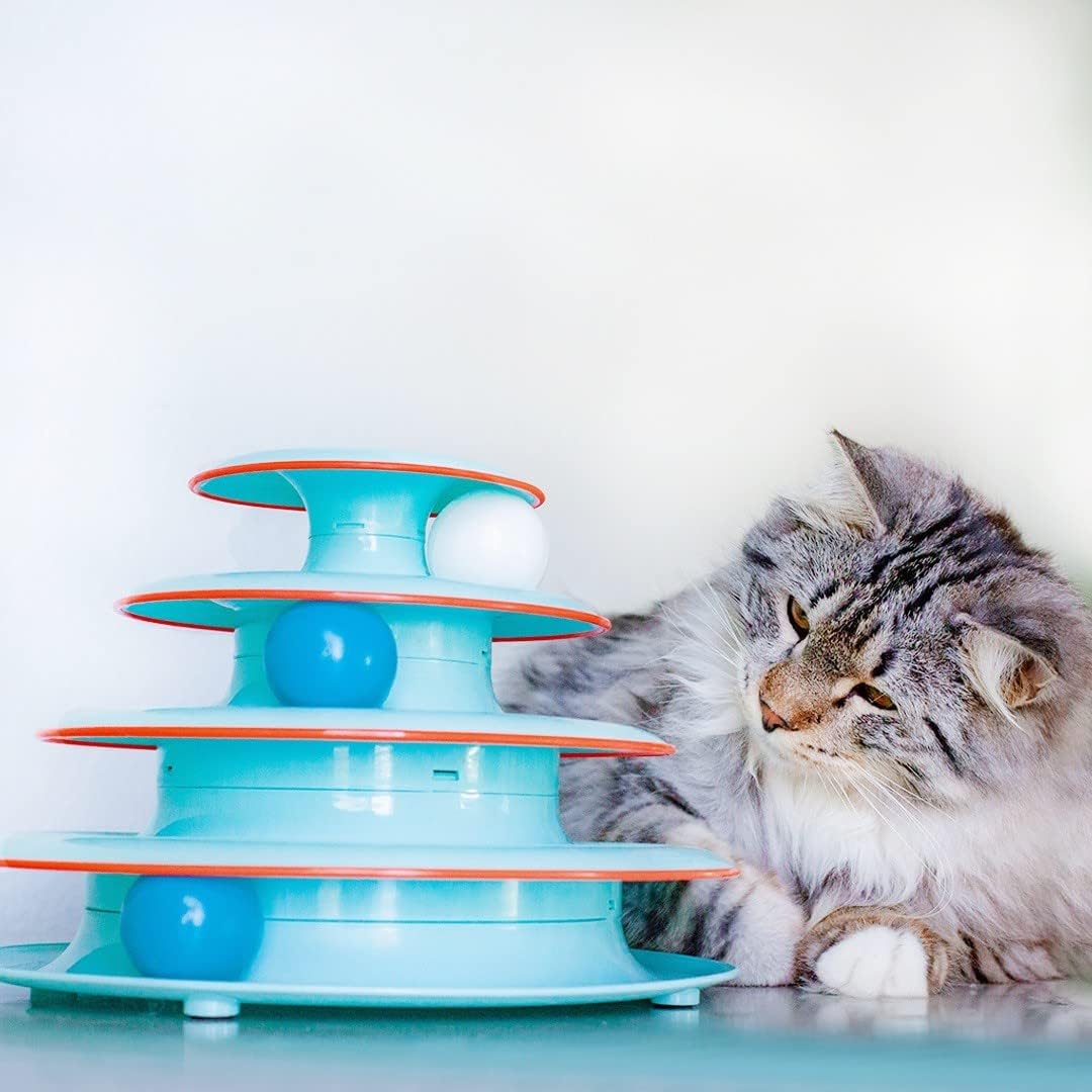 Catstages Chase Meowtain Interactive 4-Tier Cat Track Toy