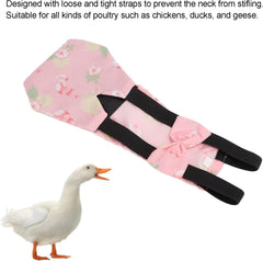 Zerodis Pet Chicken Diapers,Chicken Goose Duck Loose Tight Belt Diapers Poop Pocket Diapers Flamingo Pattern for Poultry Pet Using Cleaning(M)