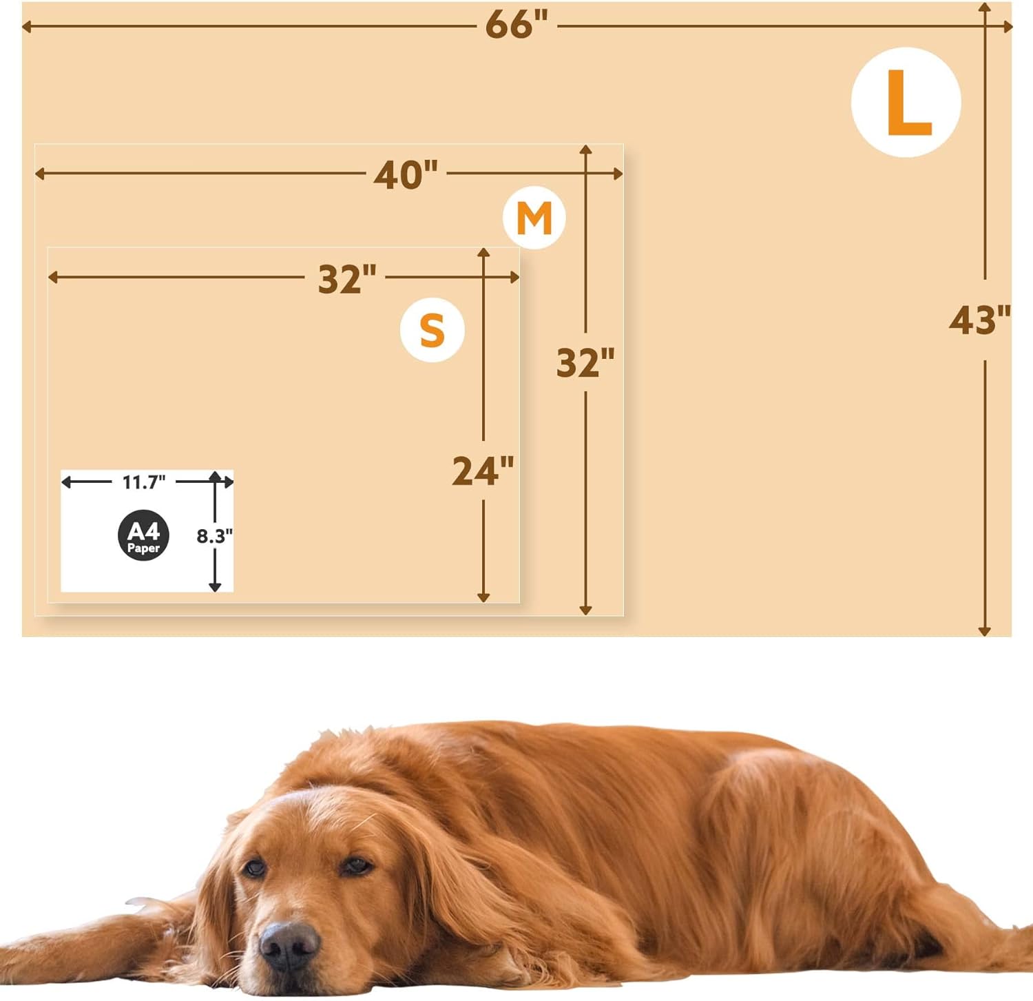 Gefüllte Premium-weiche Hundedecke, waschbar, 101,6 x 81,3 cm, Welpen-Essentials, Hundeprodukt, beruhigende Decken für Katzen, Überwurf für mittelgroße und kleine Hunde, Geschenke für Haustiere (grau) 