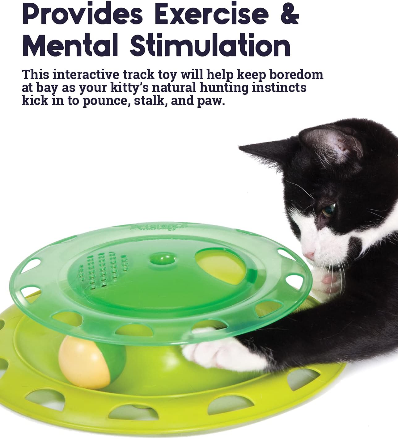 Catstages Chase Meowtain Interactive 4-Tier Cat Track Toy