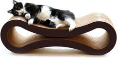 PetFusion Ultimate Cat Scratcher Lounge, wendbarer Infinity-Kratzer in mehreren Farben. Hergestellt aus recycelter Wellpappe, langlebig und langlebig. 1 Jahr Garantie 