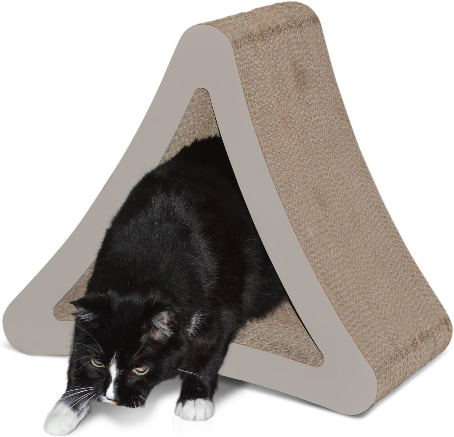 PetFusion Ultimate Cat Scratcher Lounge, Reversible Infinity Scratcher in Multiple Colors. Made from Recycled Corrugated Cardboard, Durable & Long Lasting. 1 Yr Warranty