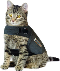 Thundershirt Classic Cat Anxiety Jacket, Heather Grey, Medium (9 bis 13 Pfund), THU-009 