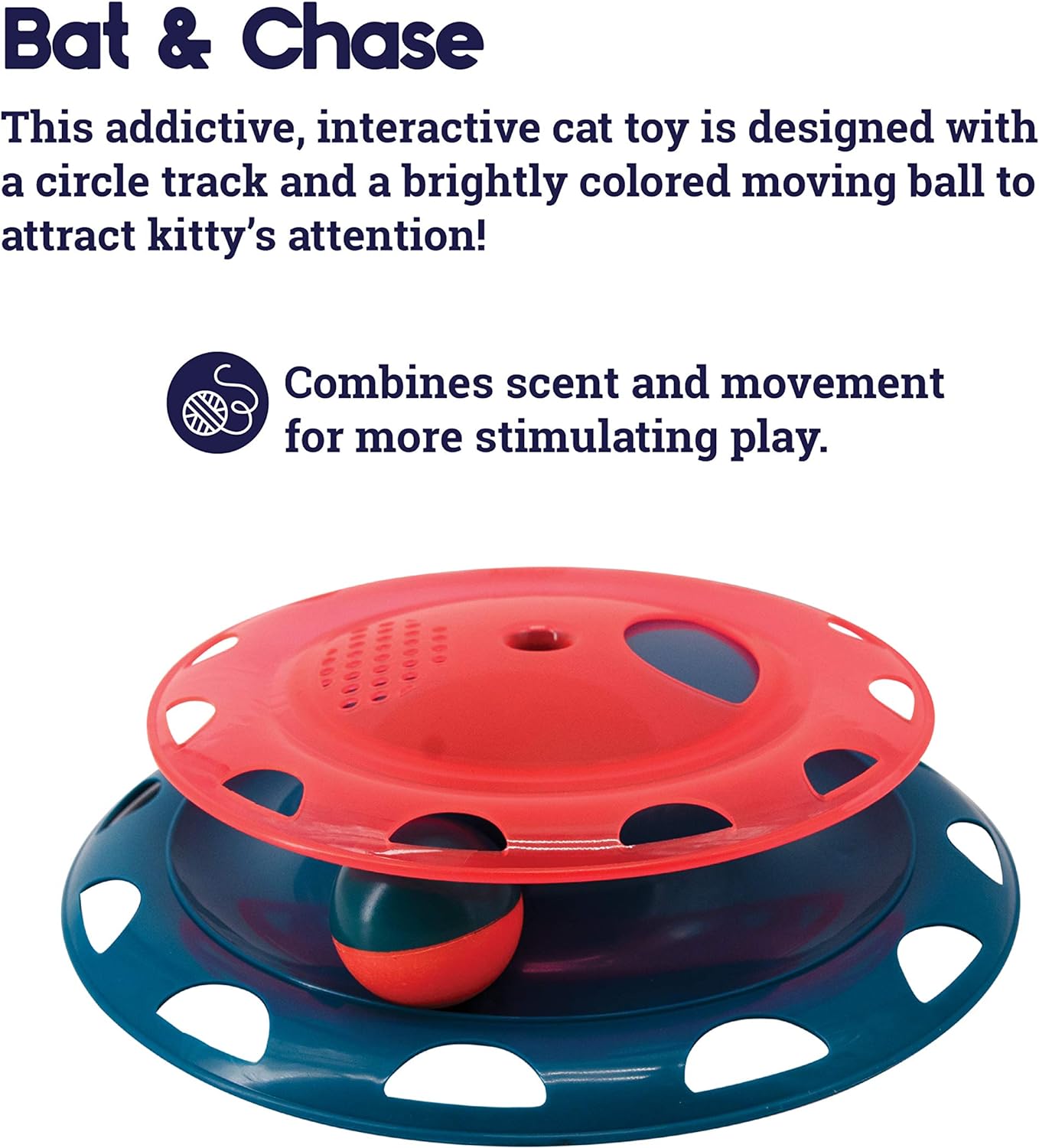 Catstages Chase Meowtain Interactive 4-Tier Cat Track Toy