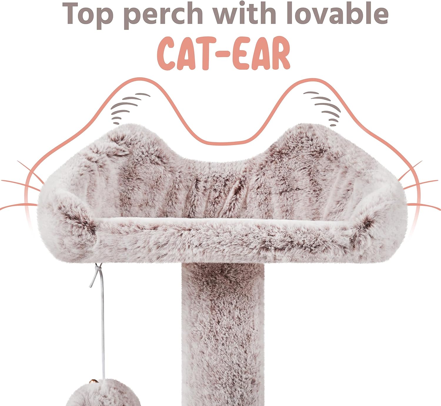 Yaheetech 54in Cat Tree Tower Condo Furniture Scratch Post for Kittens Pet House Play