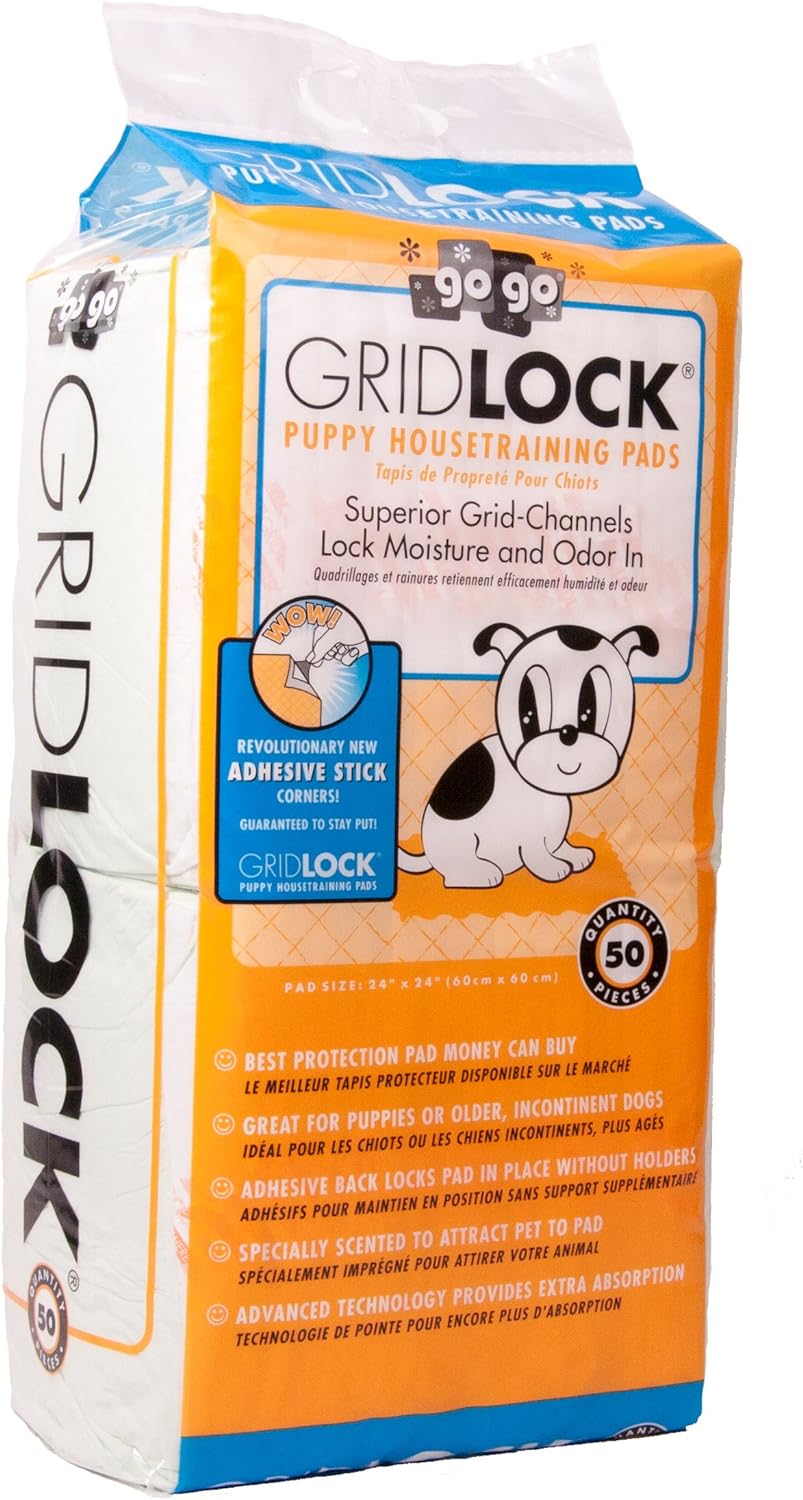 GoGo Pet Products Sticky Back Gridlock Trainingspads 