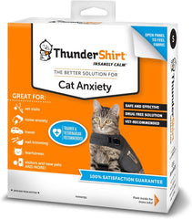 Thundershirt Classic Cat Anxiety Jacket, Heather Grey, Medium (9 bis 13 Pfund), THU-009 