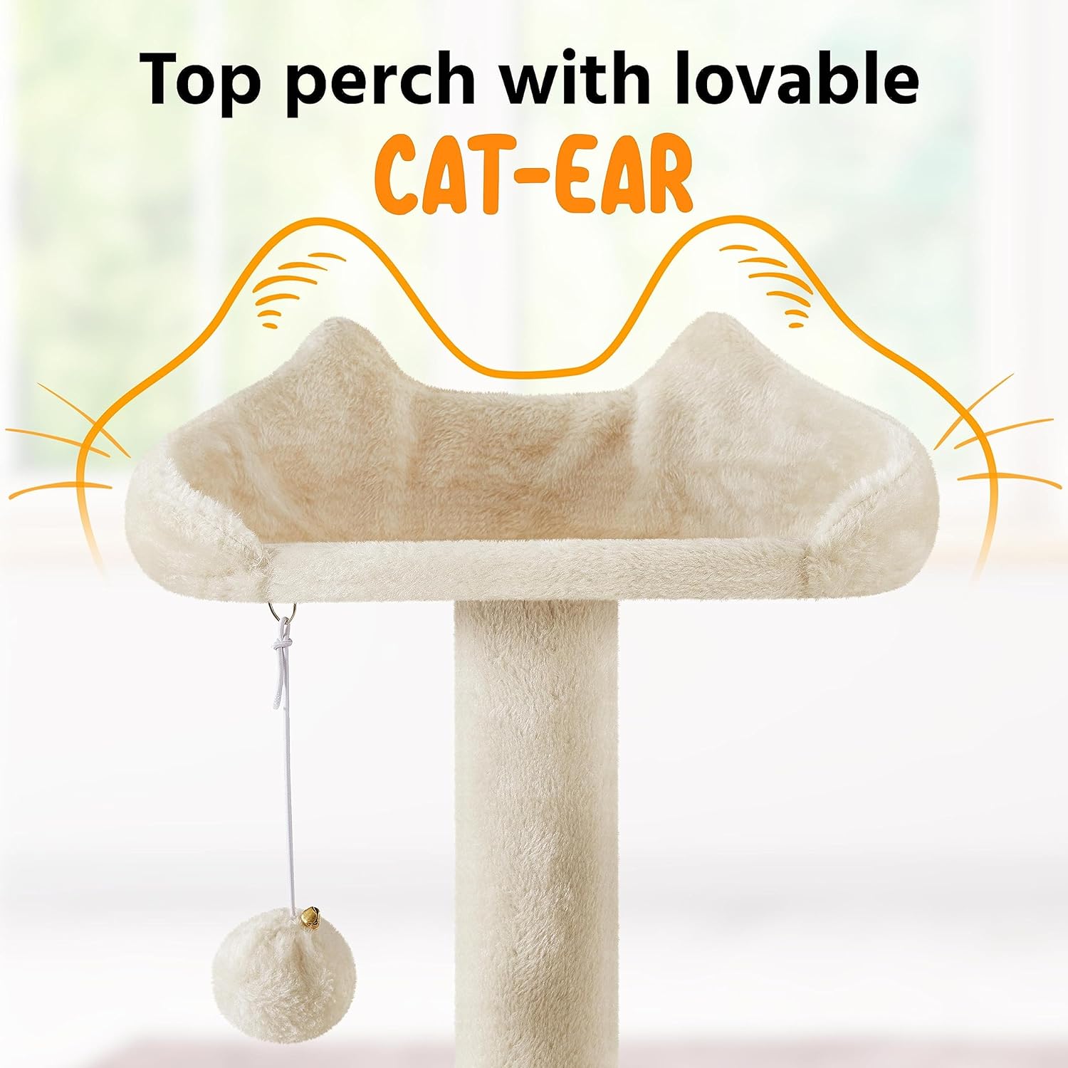 Yaheetech 54in Cat Tree Tower Condo Furniture Scratch Post for Kittens Pet House Play