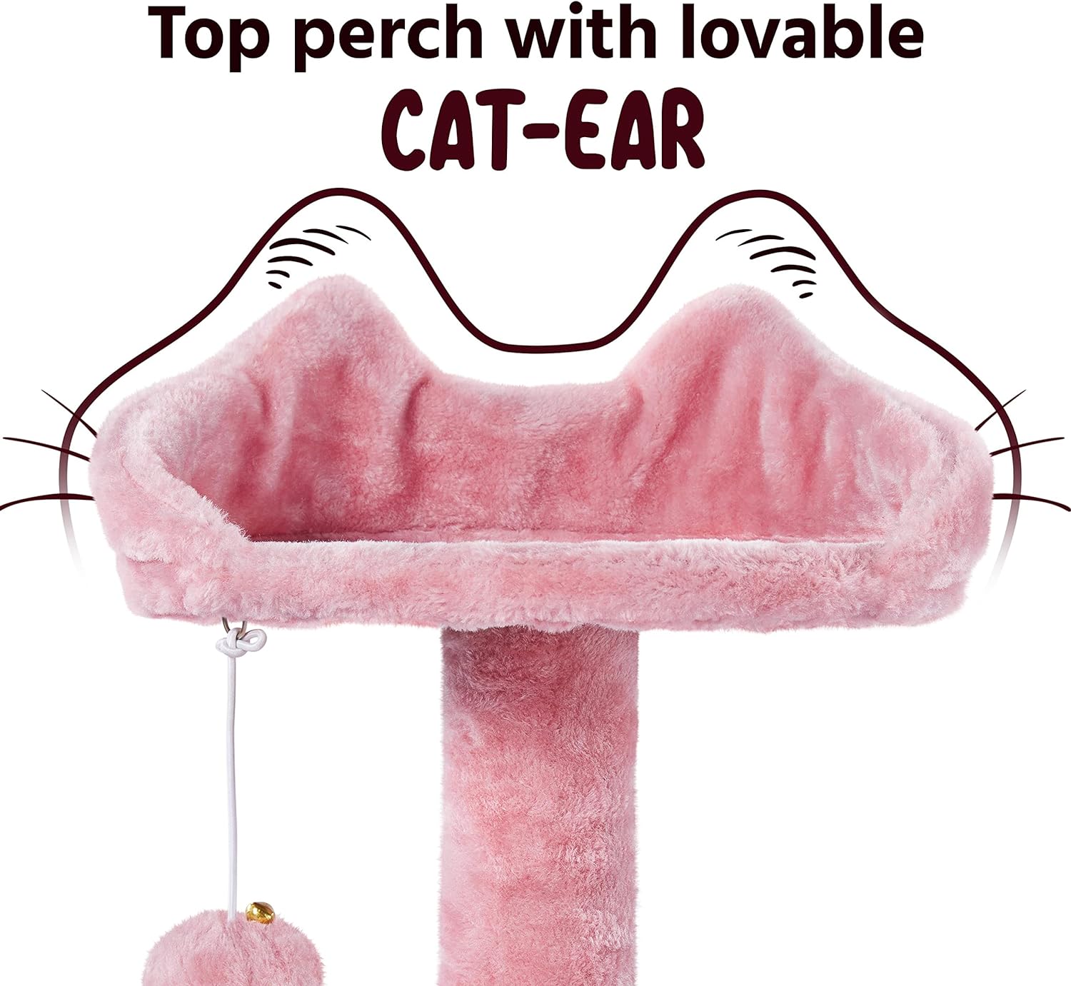 Yaheetech 54in Cat Tree Tower Condo Furniture Scratch Post for Kittens Pet House Play