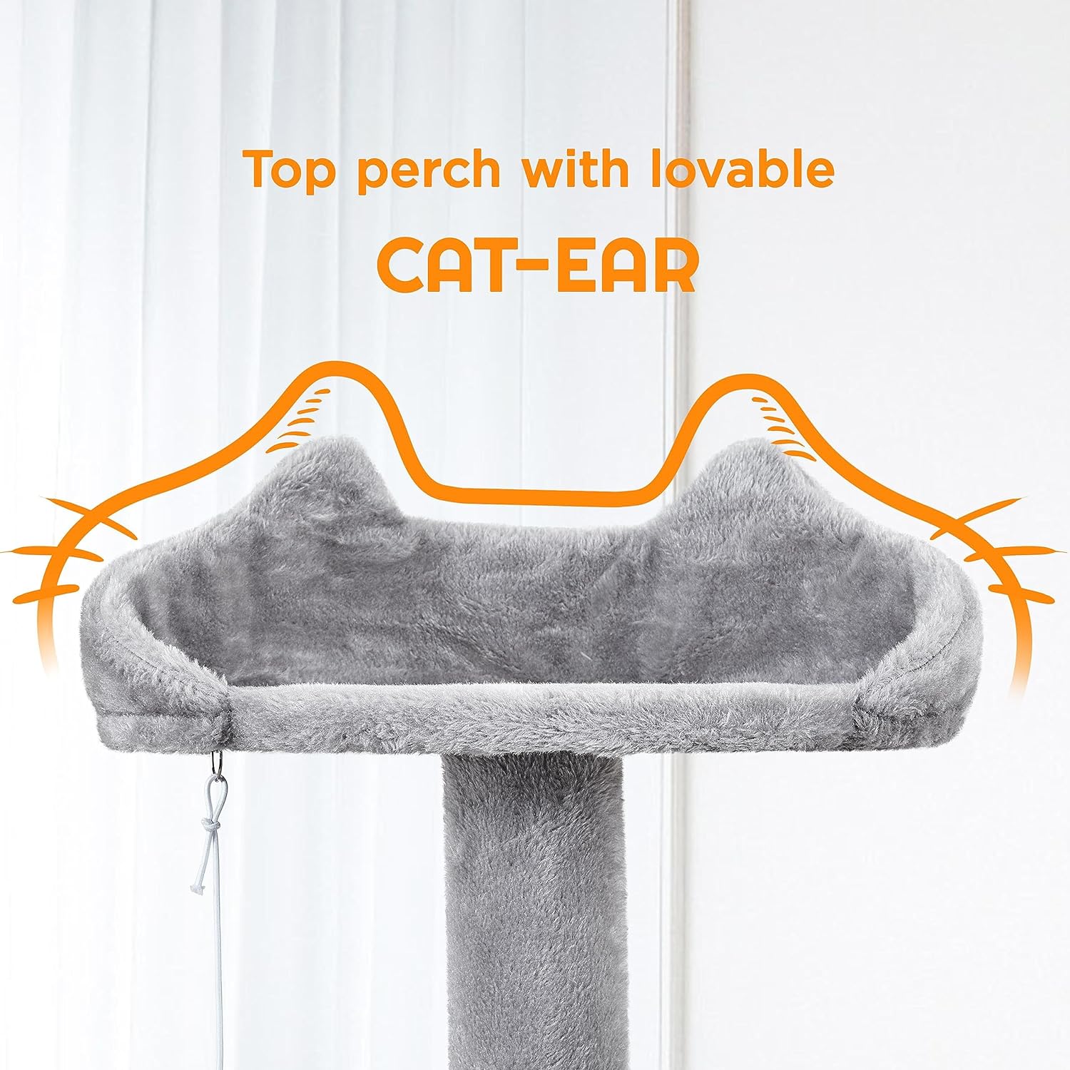 Yaheetech - Torre de árbol para gatos de 54 pulgadas, mueble de condominio, poste rascador para gatitos, casa de mascotas 